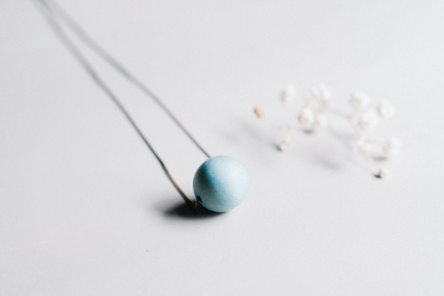 Blue Orb necklace