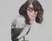 Joey Ramone as a Vulture for Jess