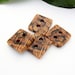 Wood Buttons - 4 Tiger Oak Buttons -For Knitting, Totebags or other Crafts