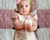 Pink Chiffon and Lace Flower Headband