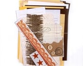Nature Journal Scrapbooking Kit - Autumn, Thanksgiving, Kraft, Brown, Natural, Copper Storycatching Collection