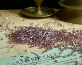 Japanese two cut (hexagon) beads No. 40, mauve, silver lined, 10g