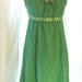 Romantic mori girl dress, forest girl sundress, womens clothing, braided, ruffle, womens clothing, upcycled