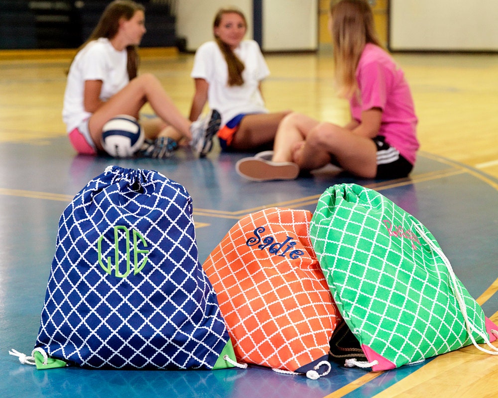 Personalized Drawstring Gym Bag - Gift - Free Personalization