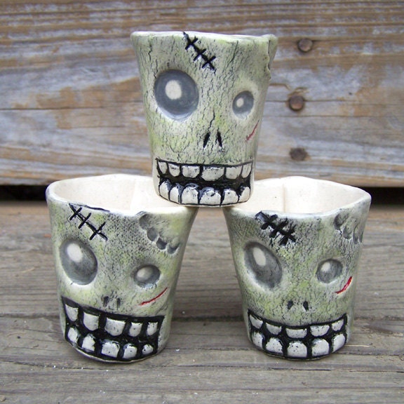 Zombie Shot Glasses - Ready to Ship