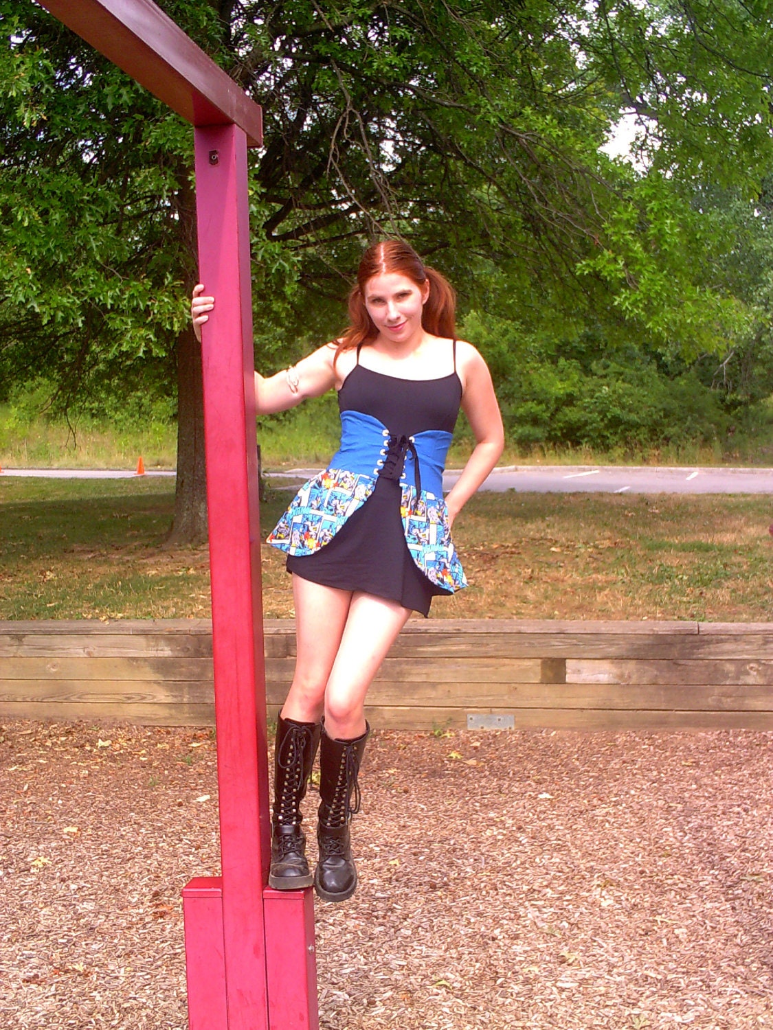 Batman Corset Overskirt.