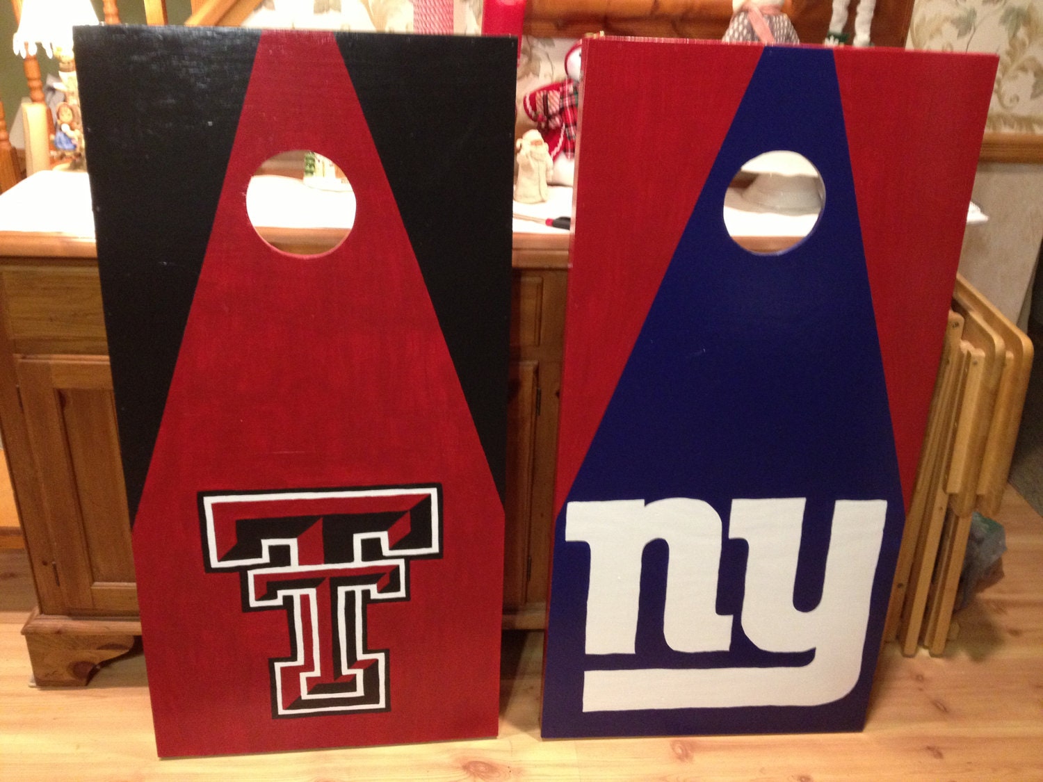 Hand Made/Hand Painted CornHole Board Games, with FREE  bags  - Custom Made to order