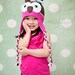 Funky Girls Owl Ear Flap Hat--Baby, Toddler, Child--Custom Color Options