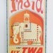 Original 1960's TWA India Tourism Lithograph Poster David Klein