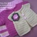 Crochet Baby Cardigan Pattern - THREE sizes for you to make - Crochet Pattern No.907 Emailed2U