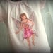 Whimsical Fairy Tee with Wings - Flower Fairy Veronica with Appliqued Irridescent Wings on Back for Girls