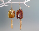 The Cappadocia - No. 6 World Delights Collection - semi-precious gemstone earrings, gold
