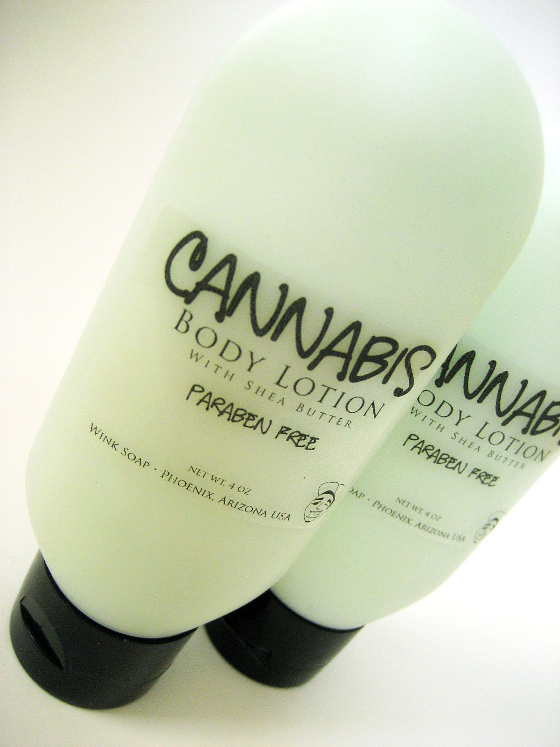 Cannabis Body Lotion . With Shea Butter . Paraben Free . 4 oz