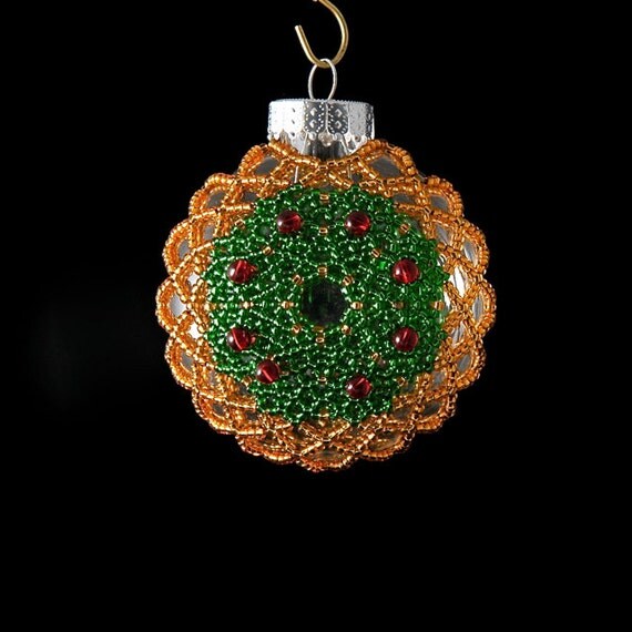 beaded christmas ornament cover 0512 by beadingwolves on etsy beaded christmas ornament cover 0512 by beadingwolves on etsy
