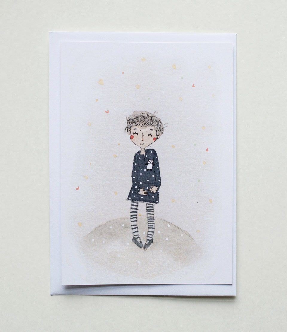 Cute Girl Postcard