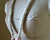 granny, chic knitted necklace