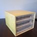 SALE - vintage DMC floss cabinet - commercial display