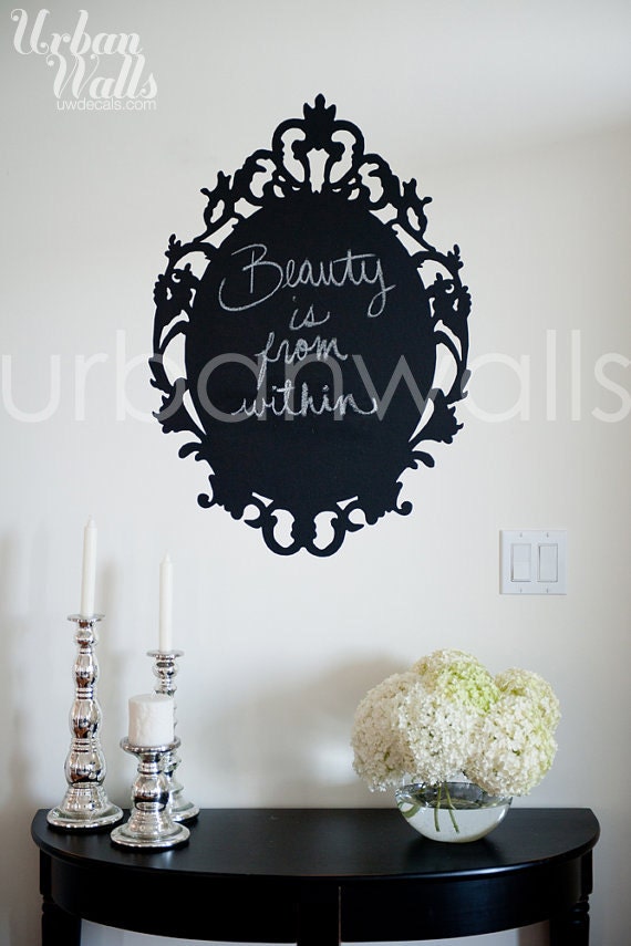 Chalk Wall Decal, Frame, Beauty is from Within