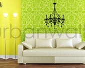 Vinyl Wall Sticker Decal Art - Simply Chandelier