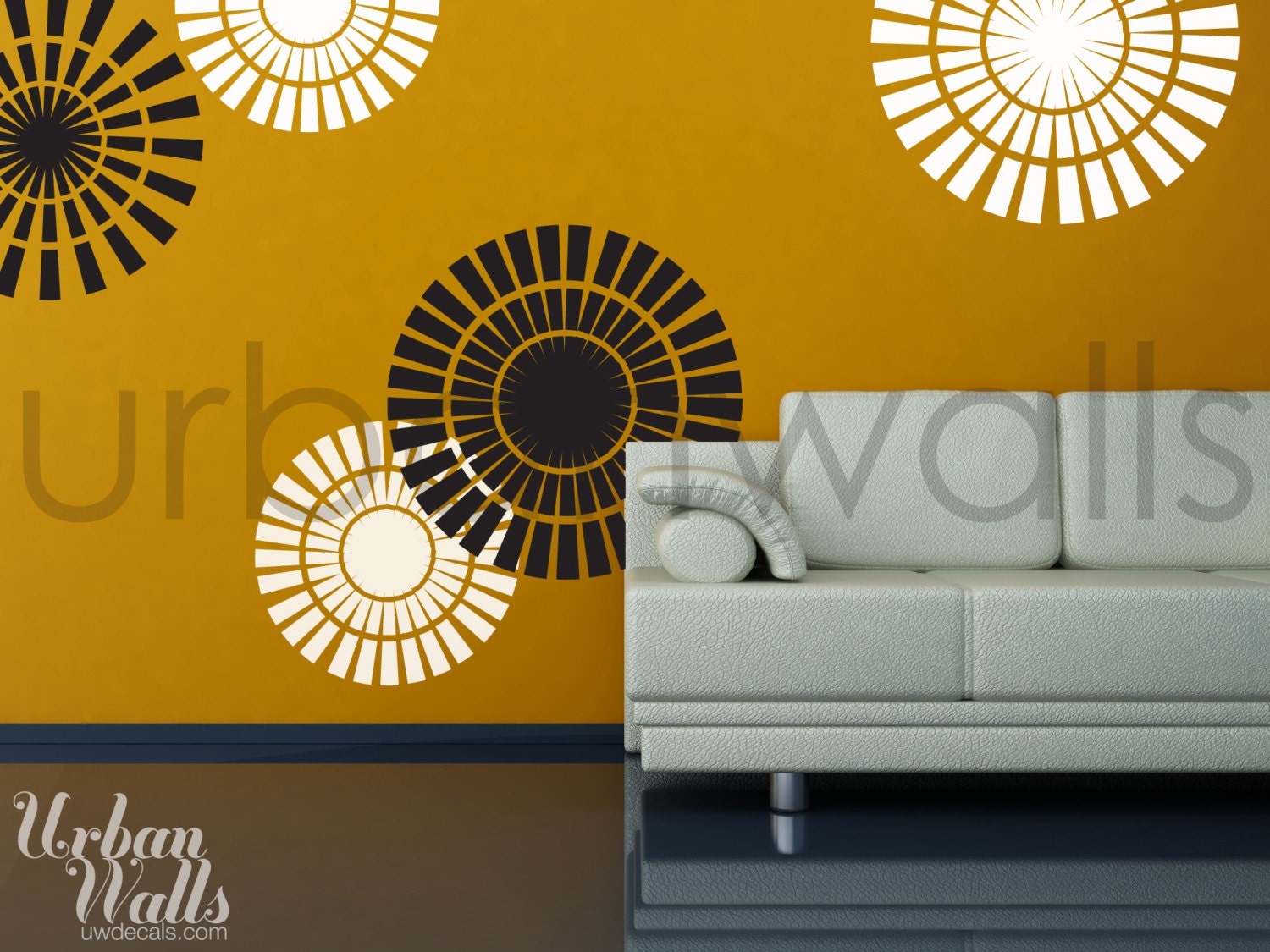 Vinyl Wall Sticker Decal Art - Circle Shapes