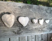 Stone Hearts - Heart Shaped Stones - Natural Stone Heart - WaveSong