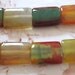 Watermelon Agate Rectangle 15mmx20mm Beads, 7.5" long, 9 pcs