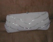 Antique Vintage Beaded Evening Clutch Purse by Charbet circa 1930s