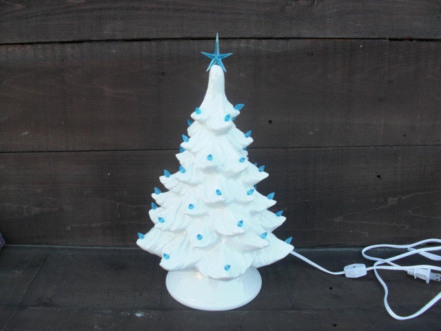 vintage style ceramic christmas tree with lights by inaglaze vintage style ceramic christmas tree with lights by inaglaze