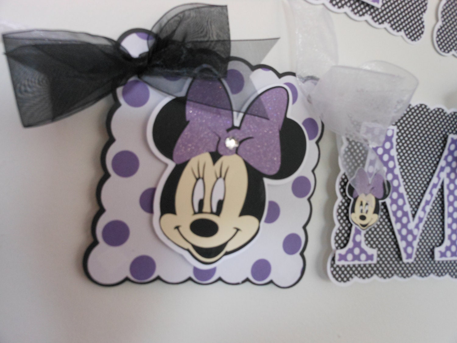 Save 15%-Minnie Mouse Purple Ultimate Birthday Party Package Il_570xn