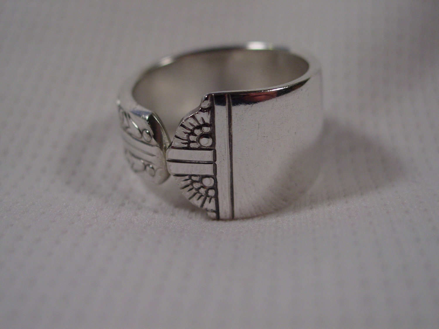 A Spoon Rings Plus Cute Spoon Ring Size 11 Vintage Fork and Spoon Jewelry t710