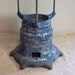 Upcycled Vintage Industrial Chippy Blue Retired Vacuume Table