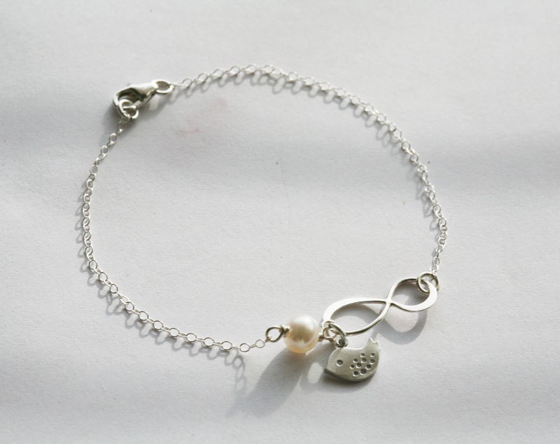 Infinity Bracelet with card,bird bracelet,Best friends Bracelet,friendship to infinityp,mother jewelry,Graduation
