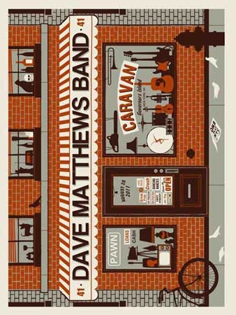 DMB Pawn Shop NY Caravan Screen print