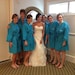 7 Monogrammed Spa Robes Bridesmaids gift Personalized Free embroidery Custom Made