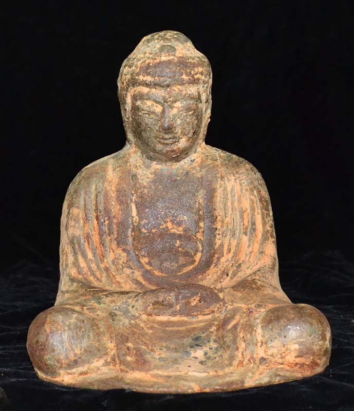 Buddha cast iron Japanese by warmalohas on Etsy