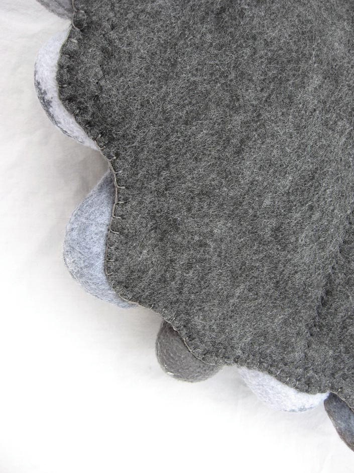 Stone path mat throw rug