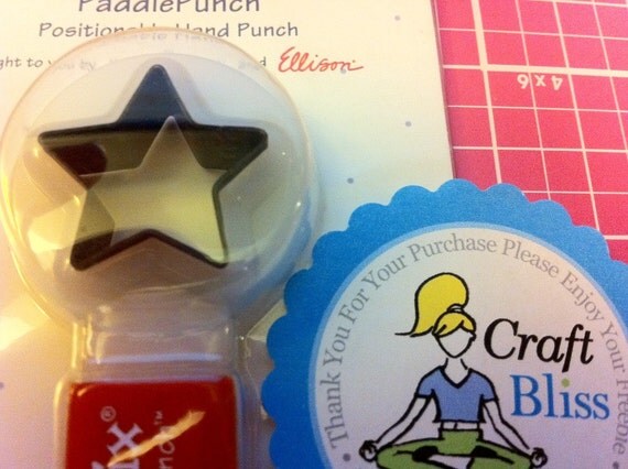 Sizzix Paddle Punch Star No.1 38-0821 Brand New in Package Il_570xn