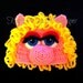 MISS PIGGY Sesame Street Crochet Hat Beanie