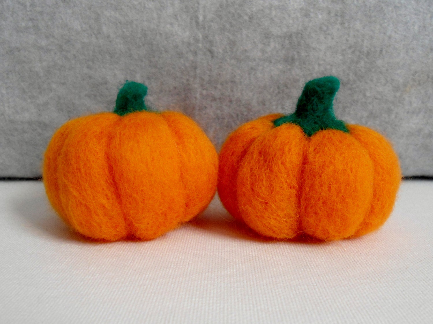 Pumpkins needle felted