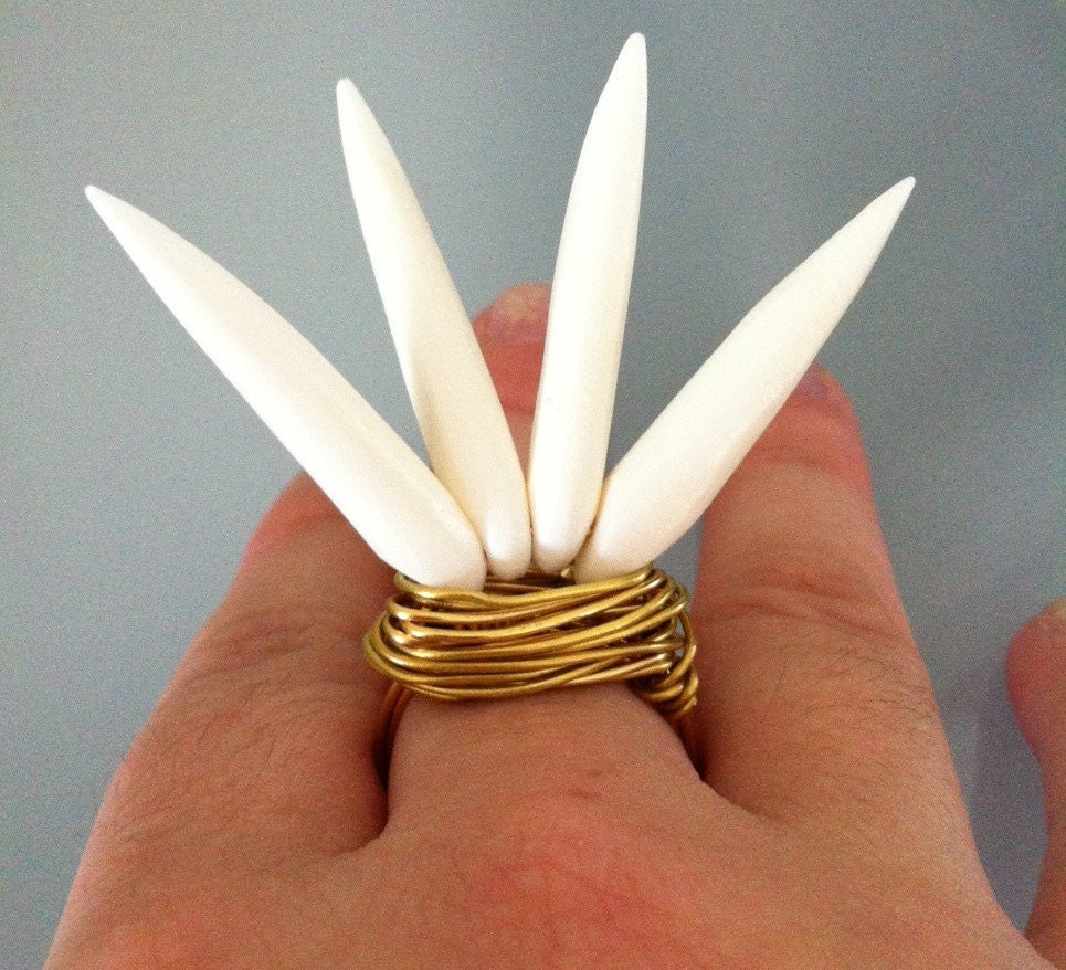 Wolverine Ring (Brass) (US Size 10.5)