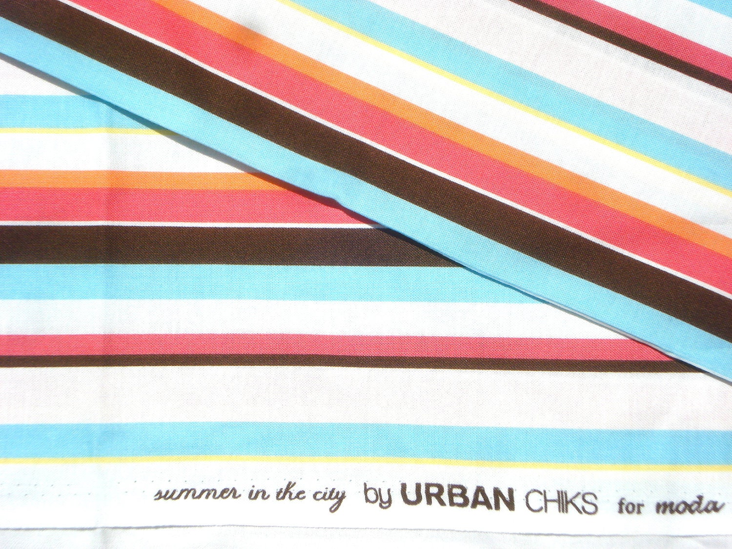 Summer in the City Urban Chiks Mocha Stripe Shy FQ or more