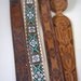 Tooled leather belts for upcycling 4 spanish tooled leather belts