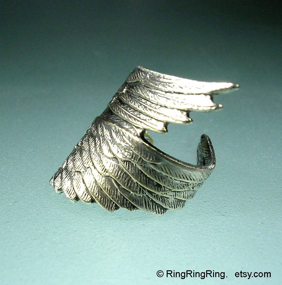 925. Archangel style No.2 - Sterling Silver ear cuff earring jewelry - Non pierced earcuff for men and women 102612