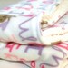 Baby Girl Blanket Pink Purple I Love Grnadma Baby Girl Fleece Blanket for Nap Time and Cuddling on the Couch with You