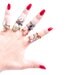 Vintage Ring Lot - Huge Costume Jewelry Destash of 11 Rings - Pretty Fingers