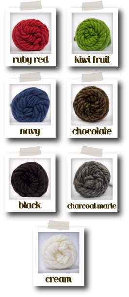 100% Merino Wool Yarn in 7 colours