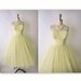 Hold for Tessa 50's Tulle Prom Dress // Vintage 1950's Strapless Tulle Shelf Bust Wedding Party Prom Dress S