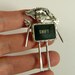 Angel Sierra Shifts Her Way Of Thinking - Repurposed Sterling, A Typewriter Key, And PMC - Art Jewelry Pendant - 849