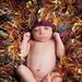 Baby Set Includes 'Sunset' Fringie Blanket and Hat Infant Set of Newborn Photo Props Knitting