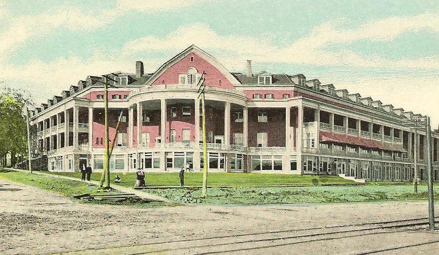 New Clifton Hotel Niagara Falls Ontario early 1900s unused vintage postcard